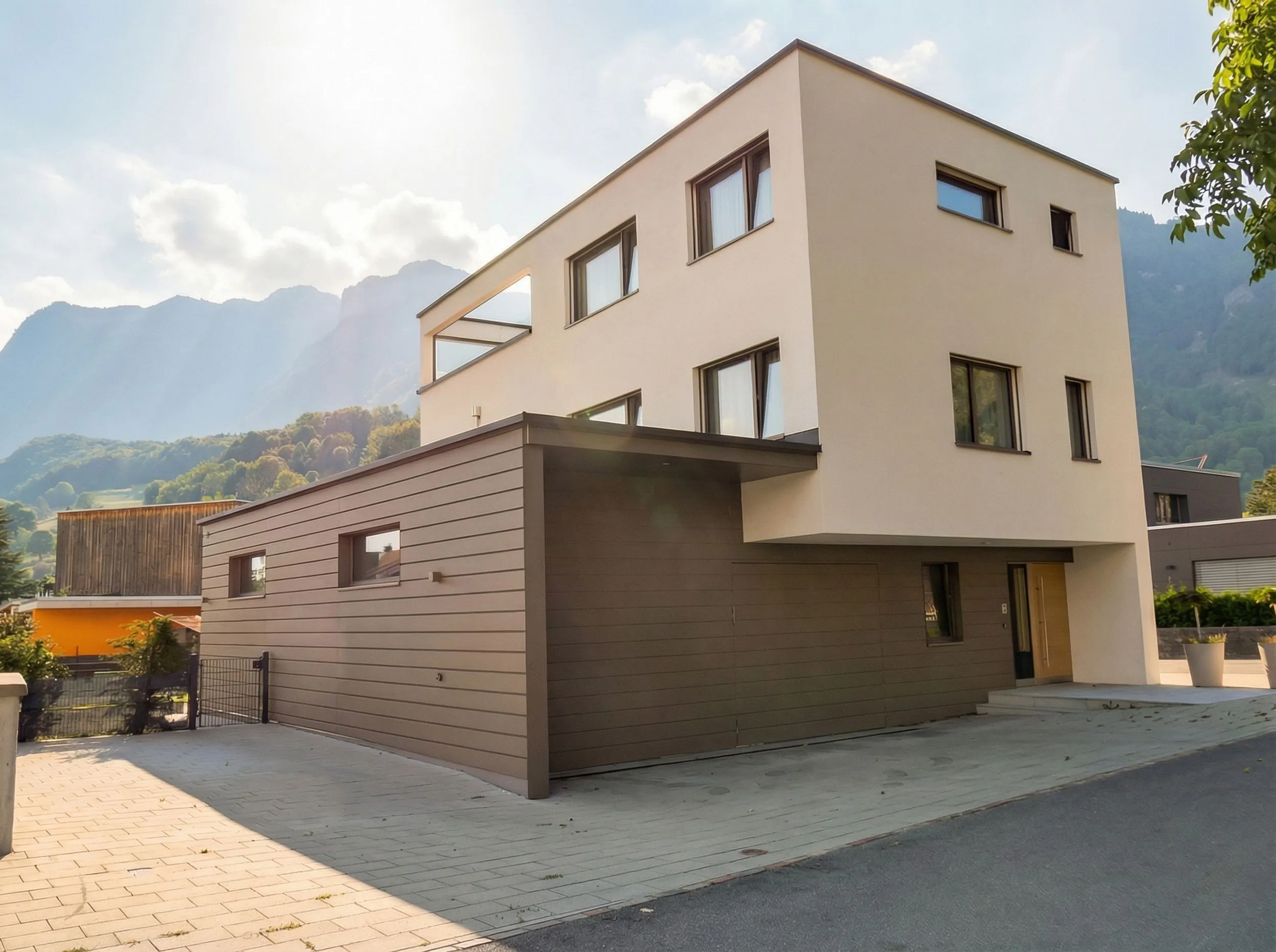 EFH Kalberer Rüthi – Frontansicht